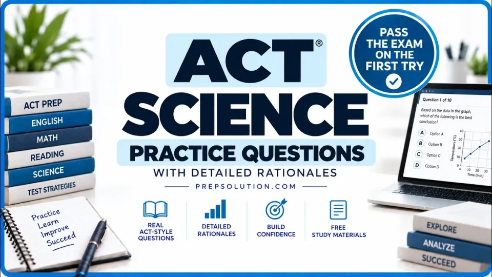 ACT Practice Questions Science Explained with Strategies